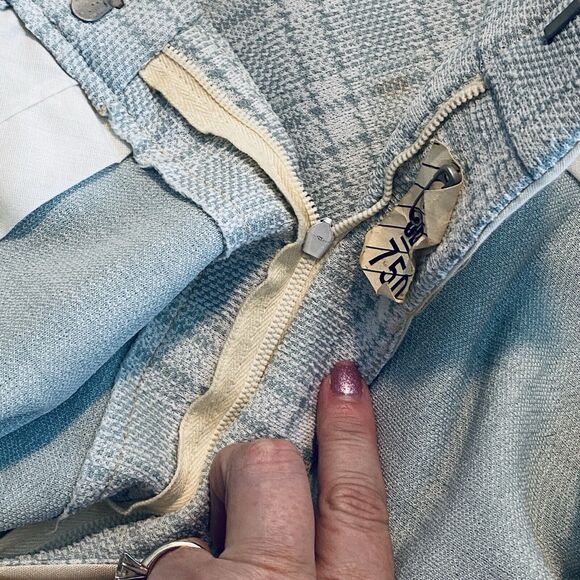 Vintage 70s SEARS Shorts Mens Size 36 PermaPrest Polyester Leisure Golf Green - Picture 7 of 7